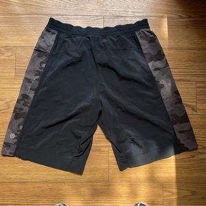 Lululemon Black Camo Shorts